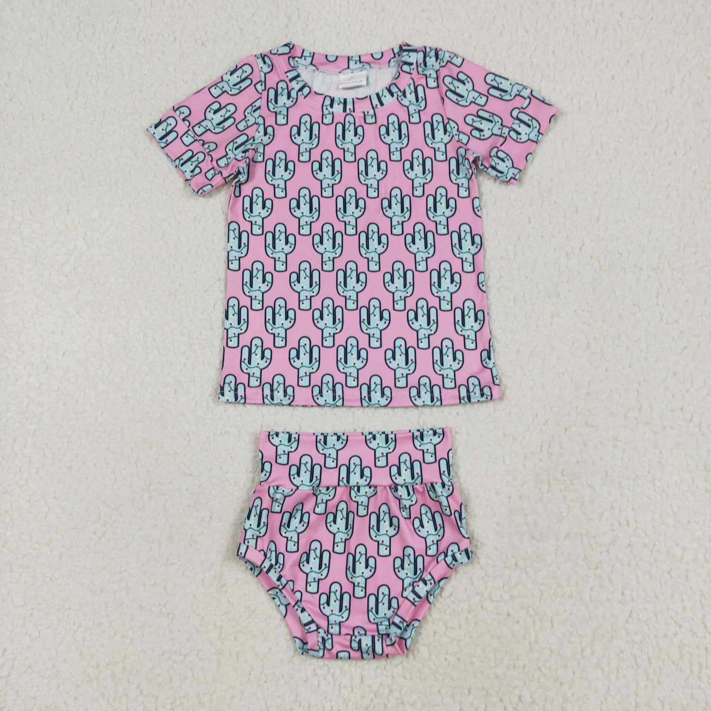 GBO0446 shorts summer cactus girl bummies outfit 202507 RTS