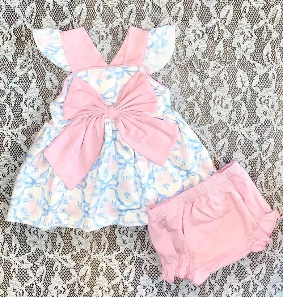 GBO0473 preorder flower summer girl bummies outfit 202503