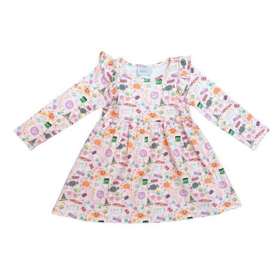 GLD0312 halloween long sleeve girl dress 20230720 preorder