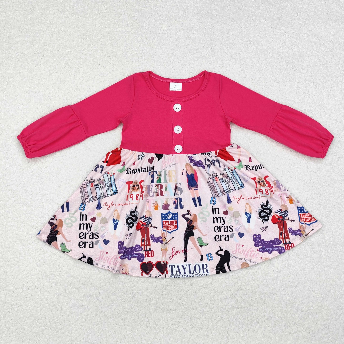 GLD0734 TS taylor swift sibling girl dress 202409 RTS