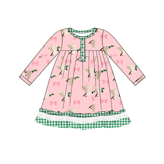 duck sibling  GLD080  girl dress preorder 202408(复制)