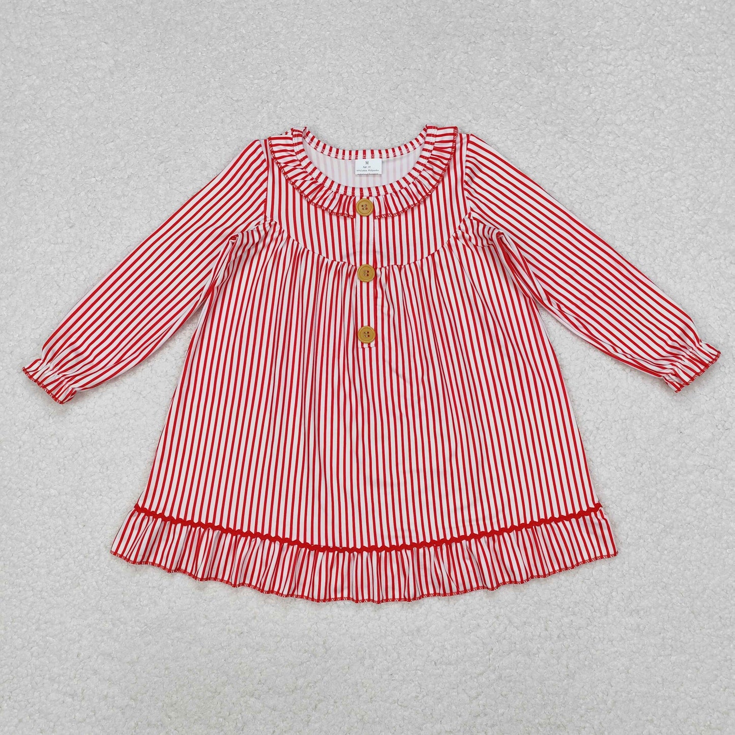 GLD0933 Stripe girl dress 202411 RTS