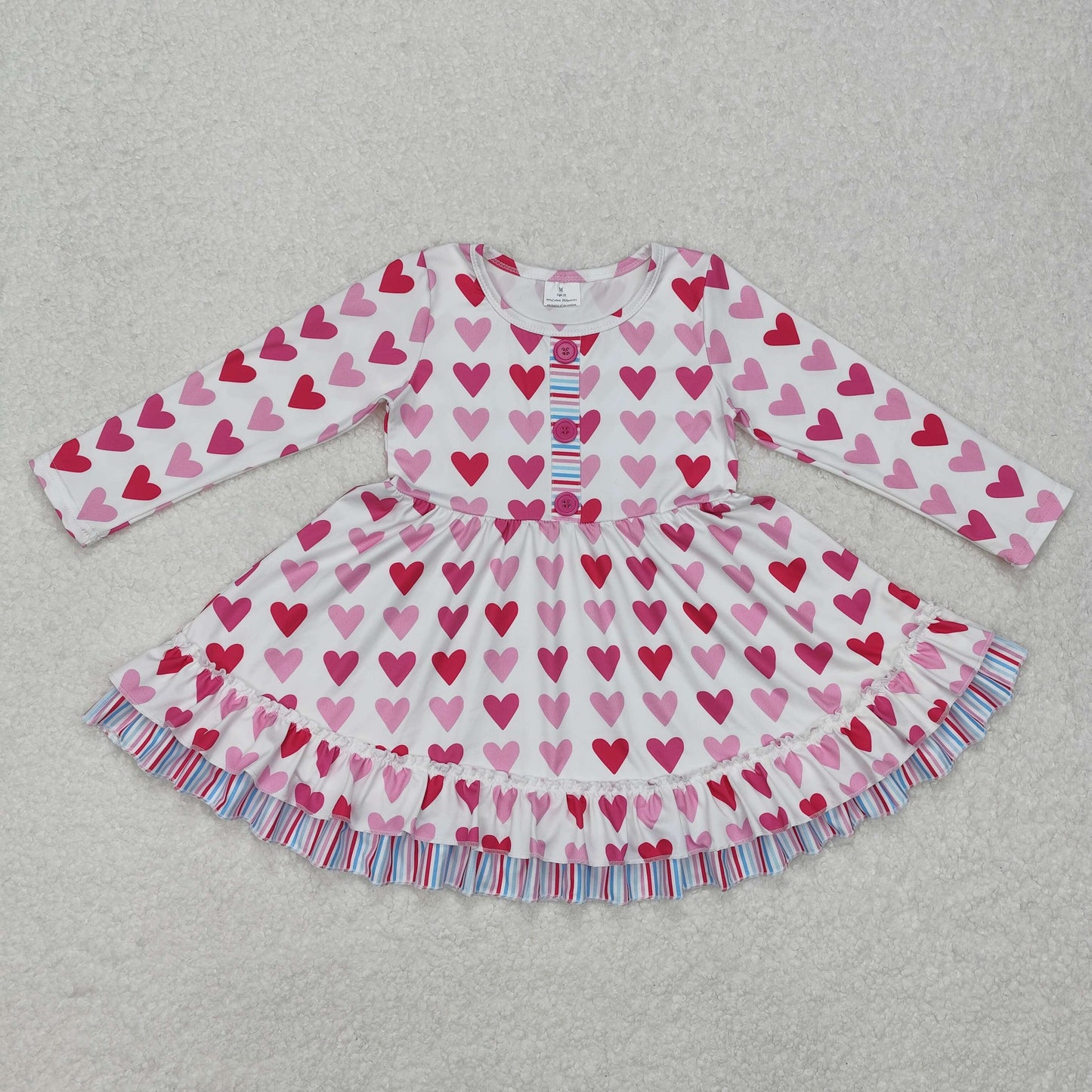 GLD0988 love Valentine sibling girl dress 202501 rts
