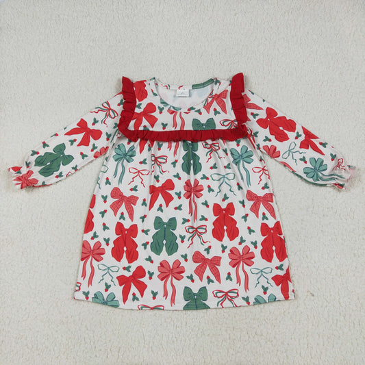GLD1046 Christmas girl  dress 202507 RTS