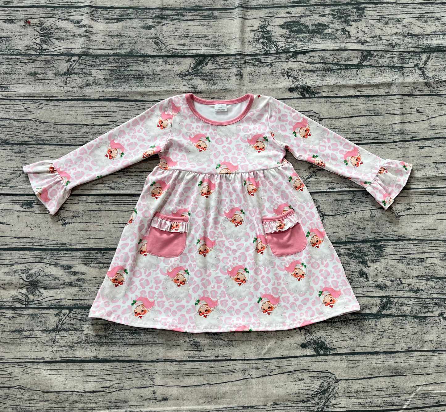 GLD1073 Chistmas santa girl dress 202507 preorder