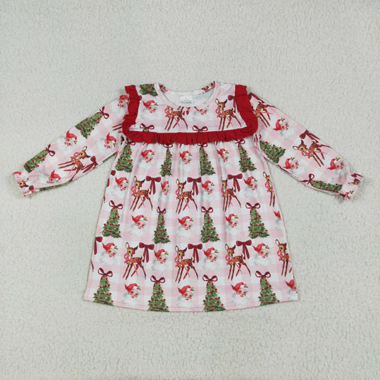 GLD1092 Christmas girl  dress 202507 RTS