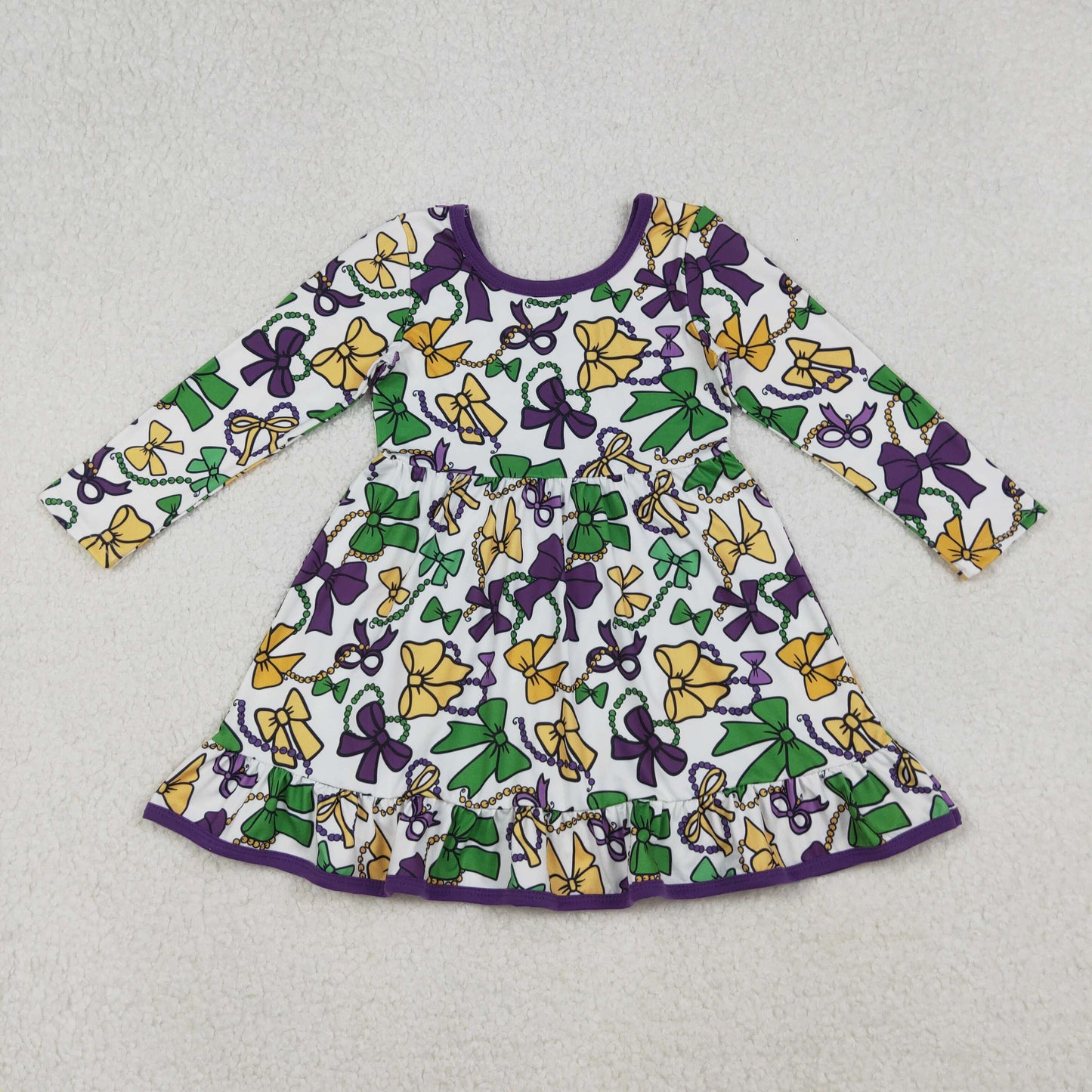 GLD1320-XS-3XL Mardi Gras girl dress 202509 RTS