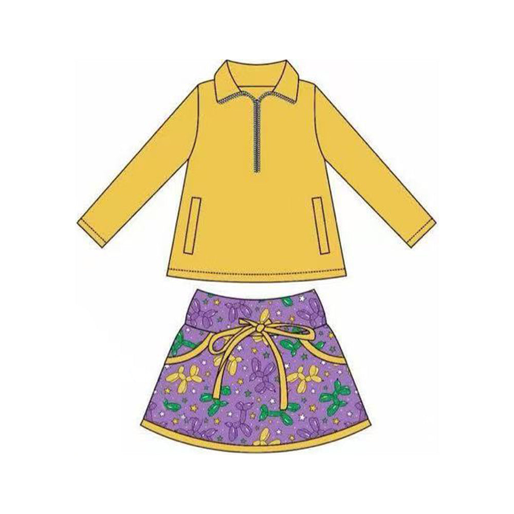 GLD1353 Mardi Gras sibling outfit 202509 preorder