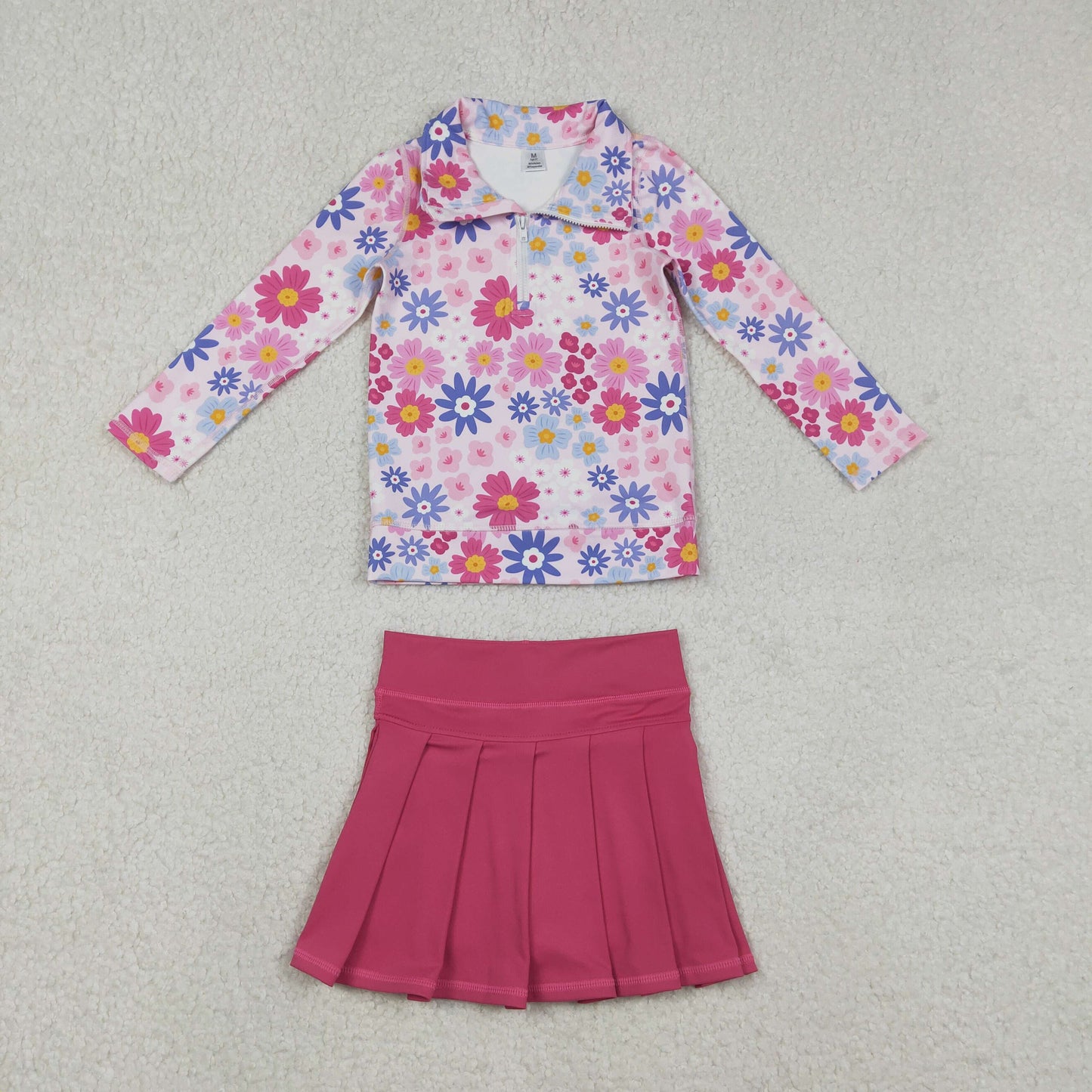 GLD1418瑜伽组合 Yoga flower kids girl outfit Skirt 202512 RTS