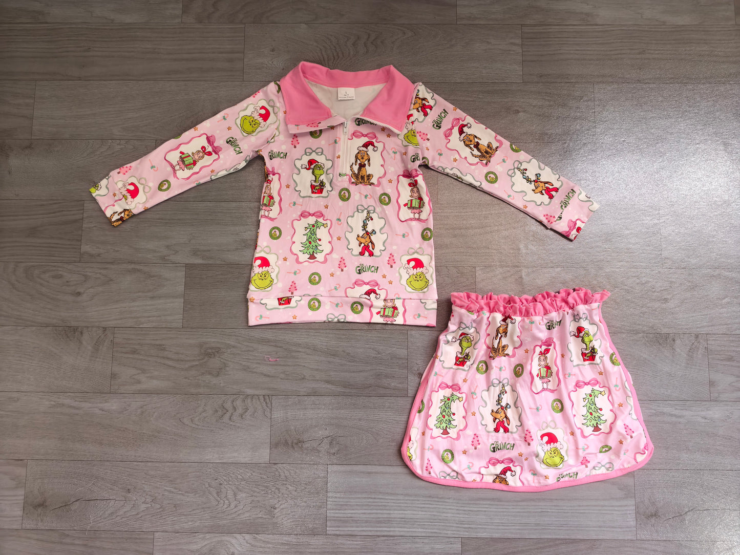 GLD1609 grinch girl outfit skirt 202607 PREORDER