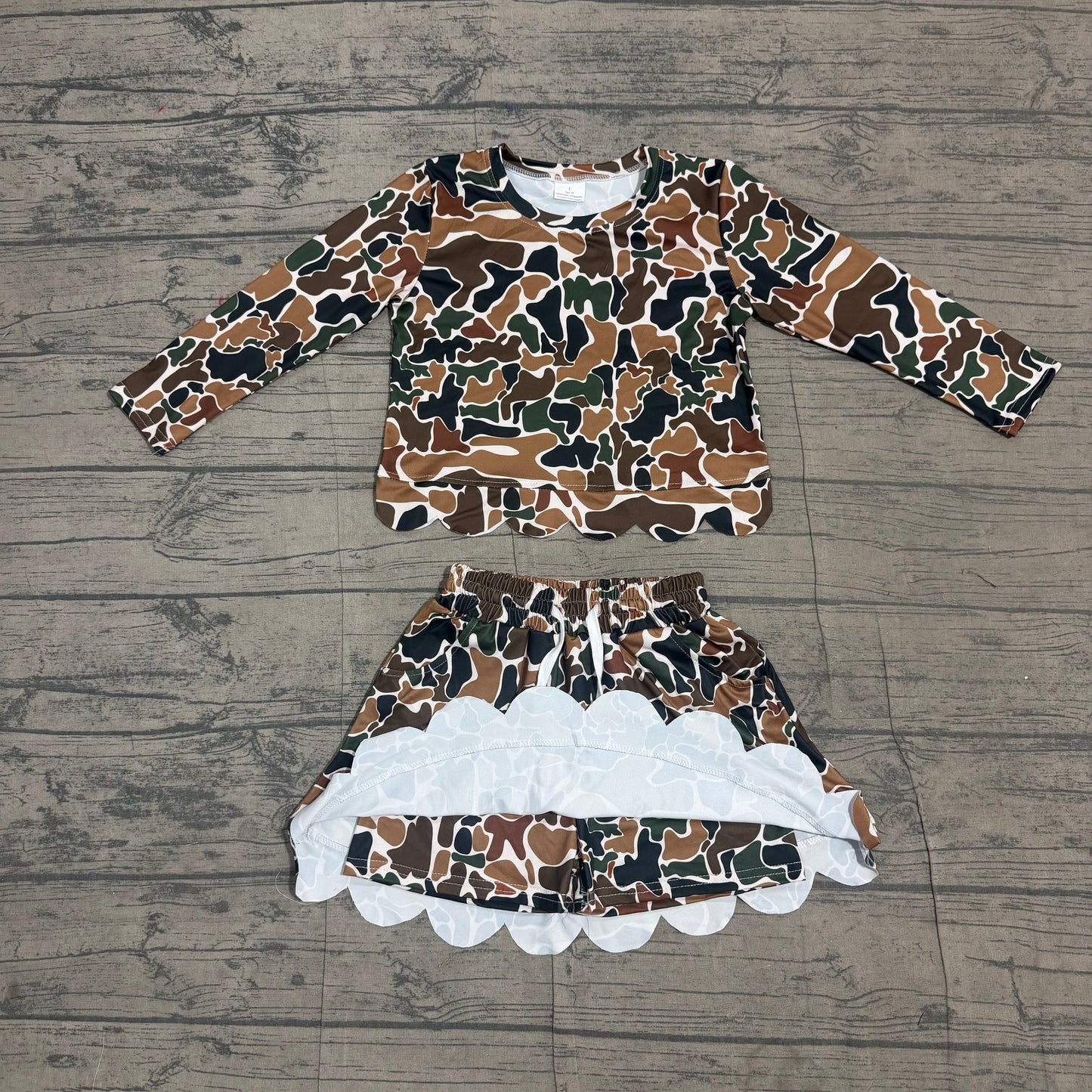 GLD1617组合 yoga camo girl outfit skirt 202606 preorder