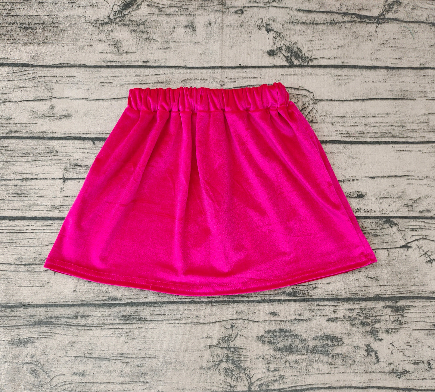 GLK0017 girl skirt leather hot pink 20230920 RTS