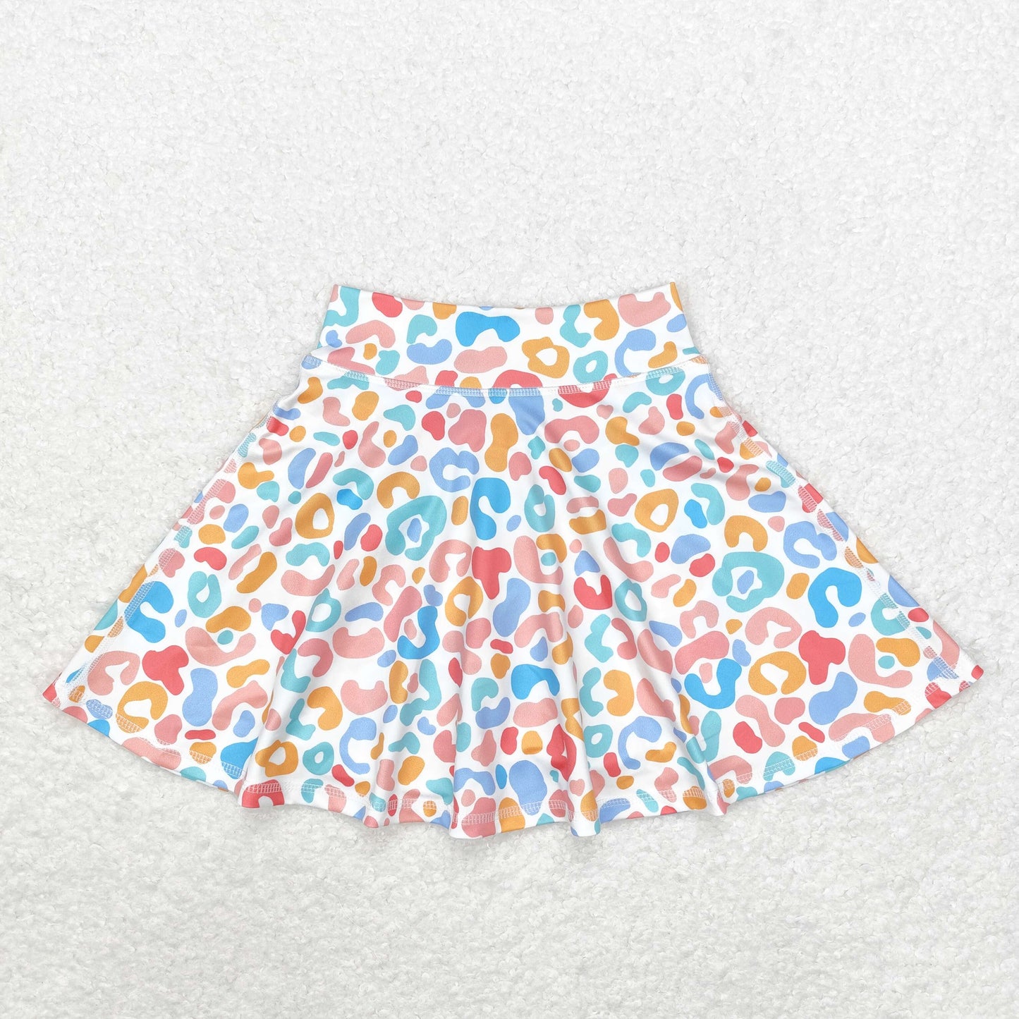 yoga fabric flowers sibling GLK0026 girl skirt shorts outfit 202408 RTS