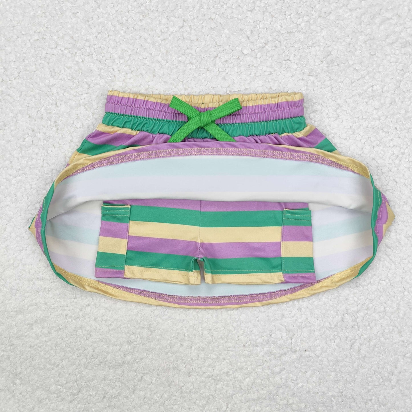 GLK0037 stripe shorts girl skirt 202411 rts