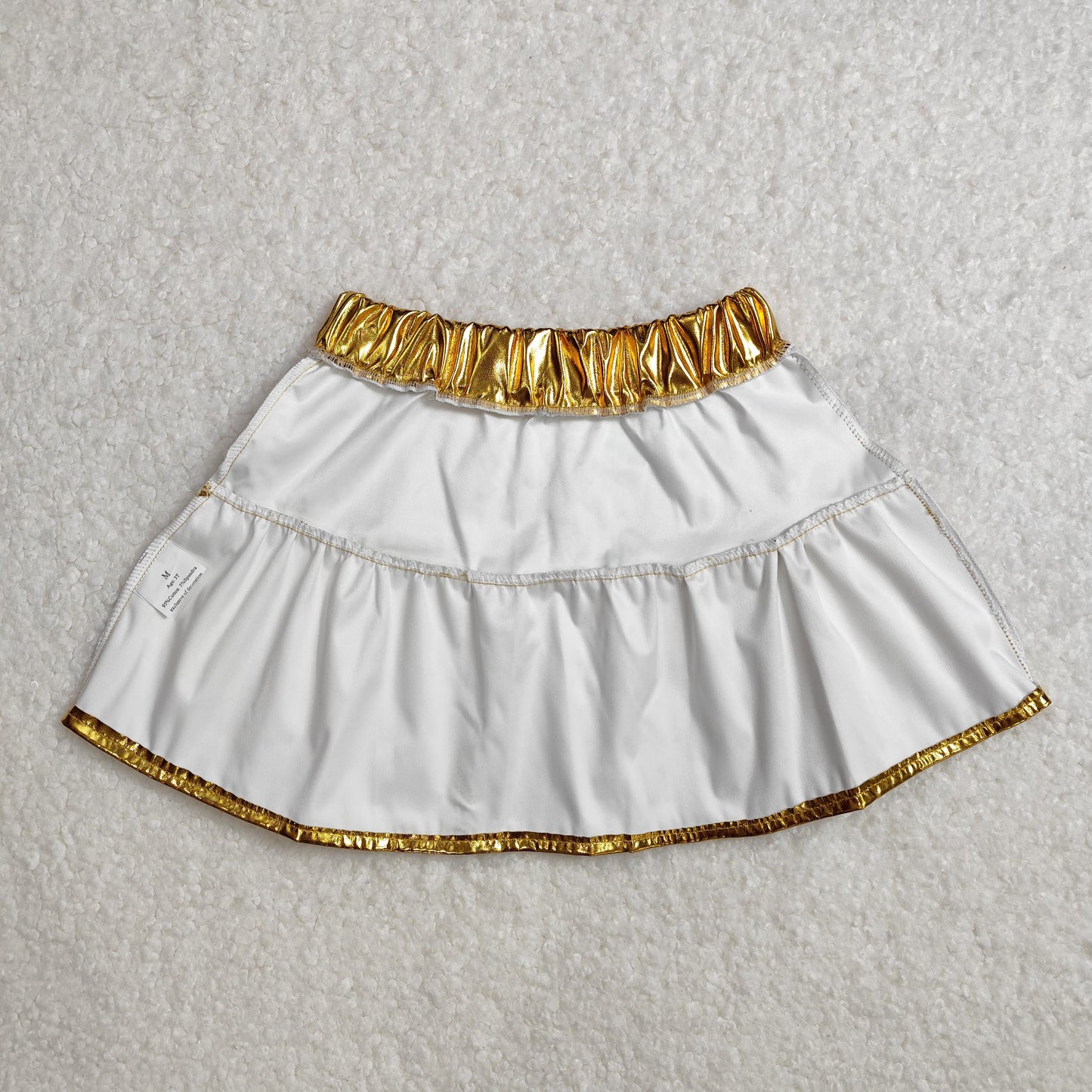 GLK0043 western golden skirt glitter sparkling girl shorts 202502 RTS