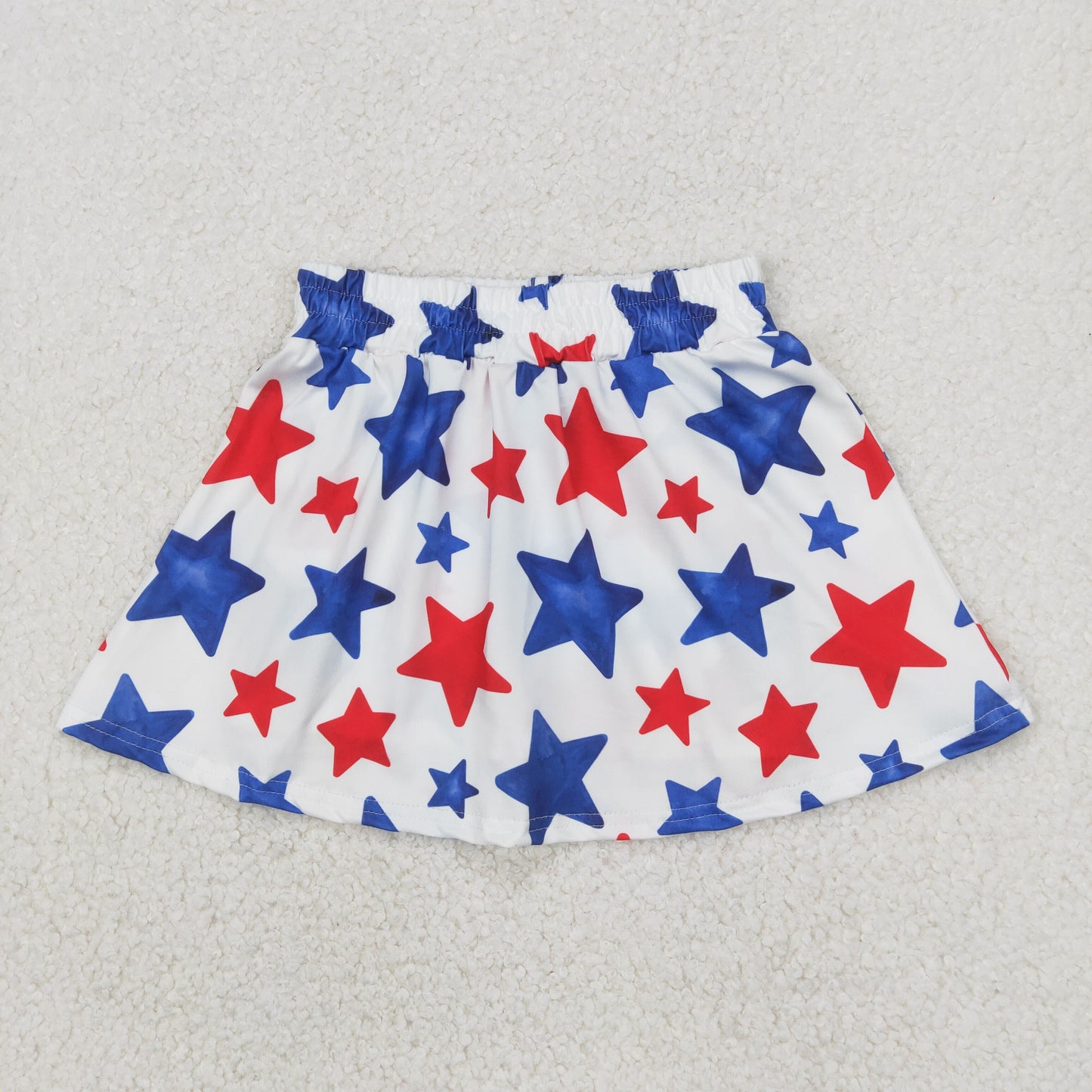 GLK0055 4th July star shorts girl skirt 202504 RTS