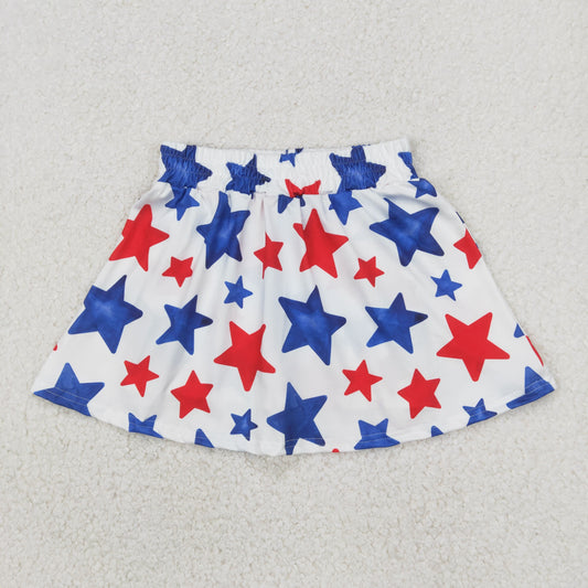 GLK0055  4th July star shorts girl skirt 202504 RTS