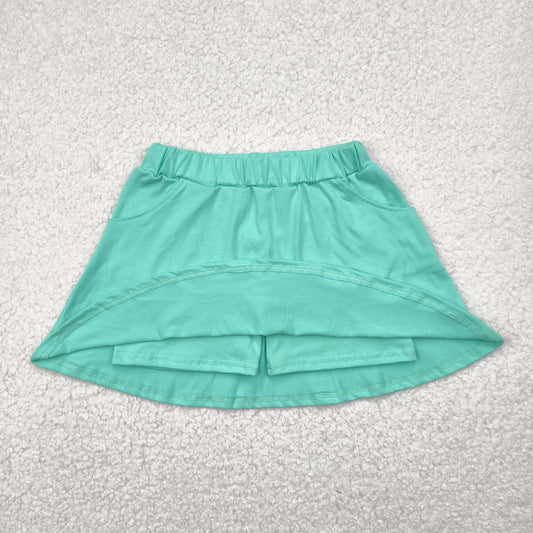 GLK0069   cotton western  girl skirt shorts ruffle 202504 RTS
