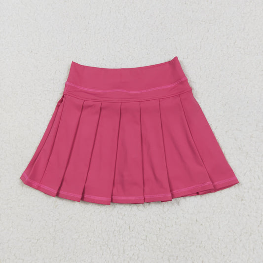GLK0079 yoga  solid color girl skirt 202505 RTS