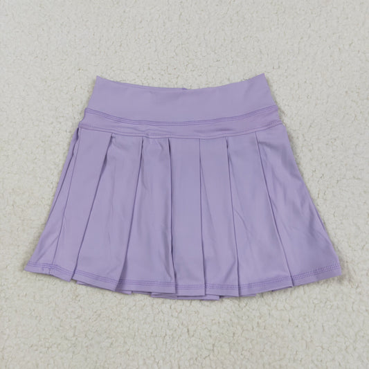 GLK0085 yoga  solid color girl skirt 202506 RTS