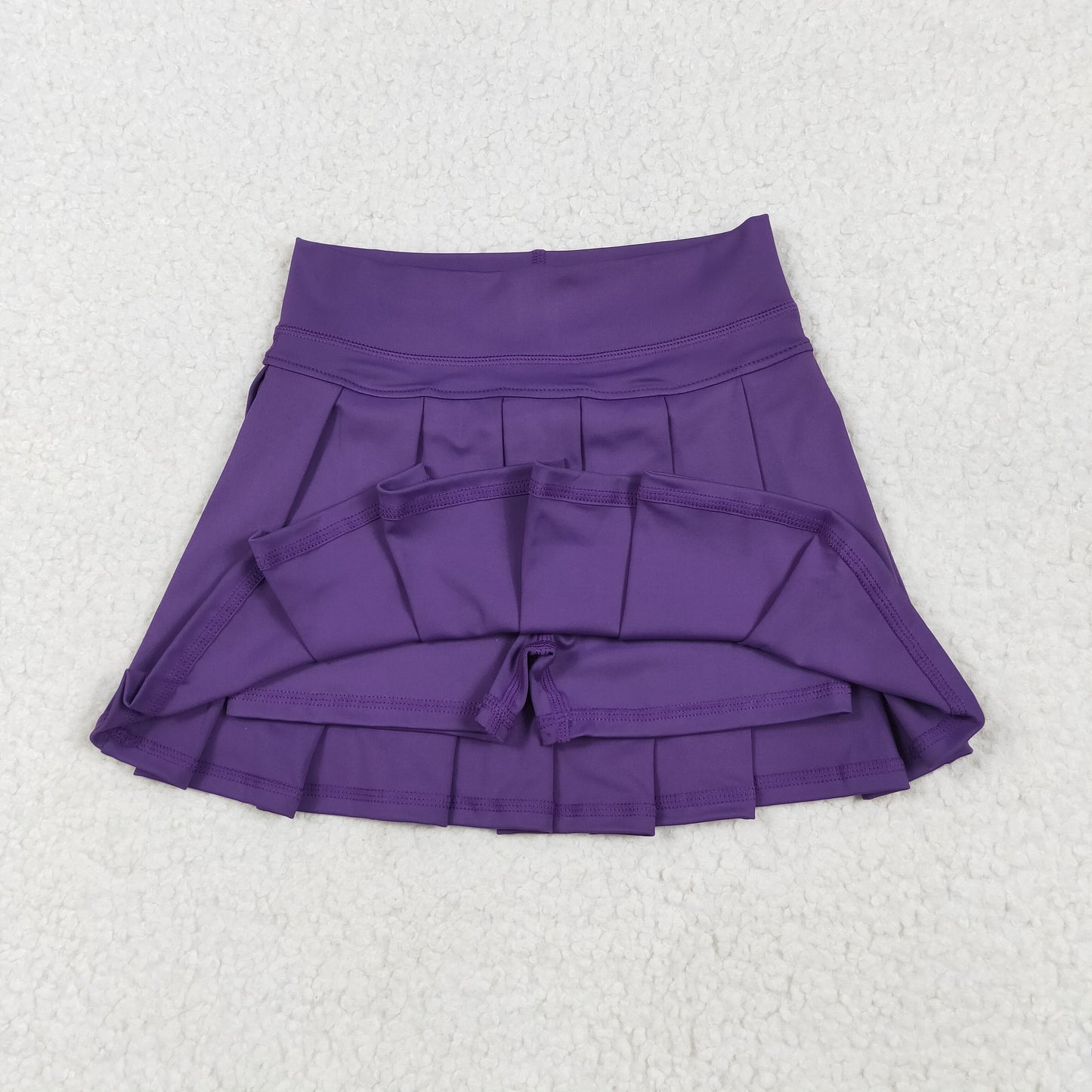 GLK0086 yoga solid color girl skirt 202506 RTS
