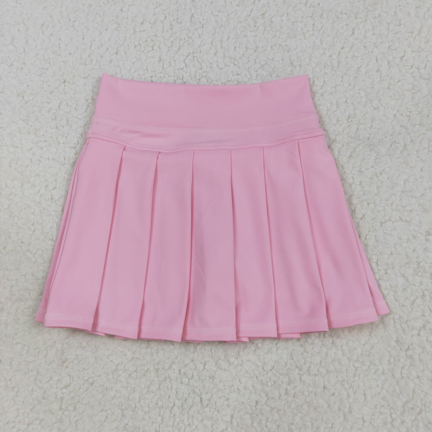 GLK0088 yoga pink solid color girl skirt 202507 RTS