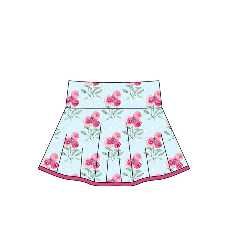 GLK0105 yoga flower girl kids shorts skirt 202505 preorder