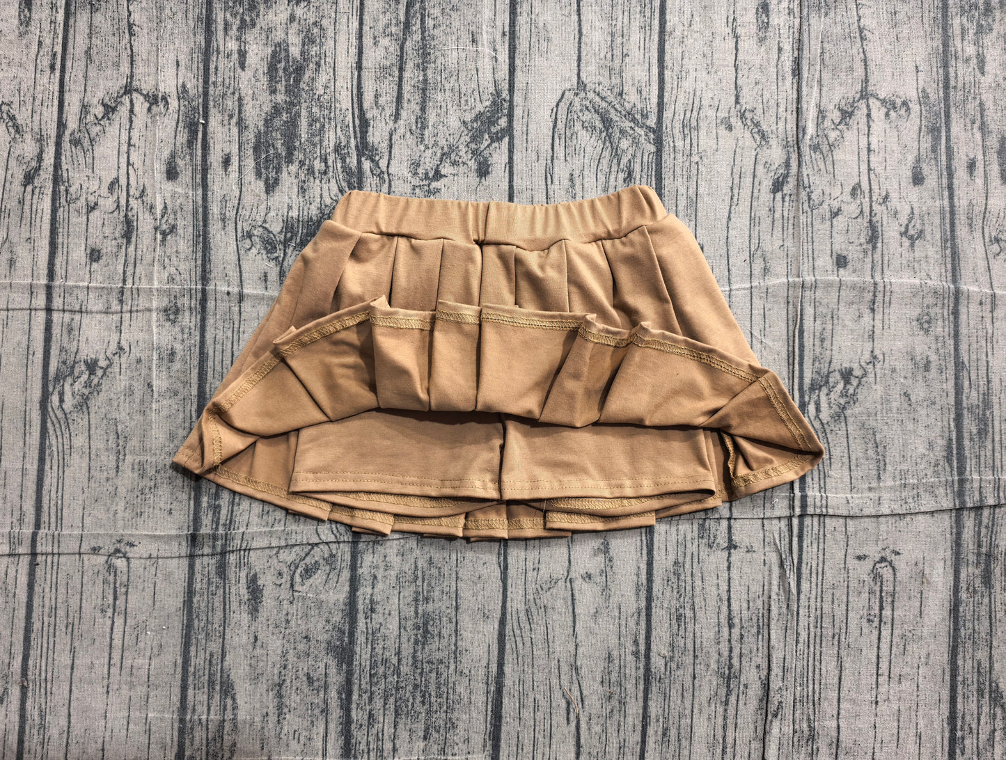 GLK0107 cotton khaki girl kids shorts skirt 202506 preorder