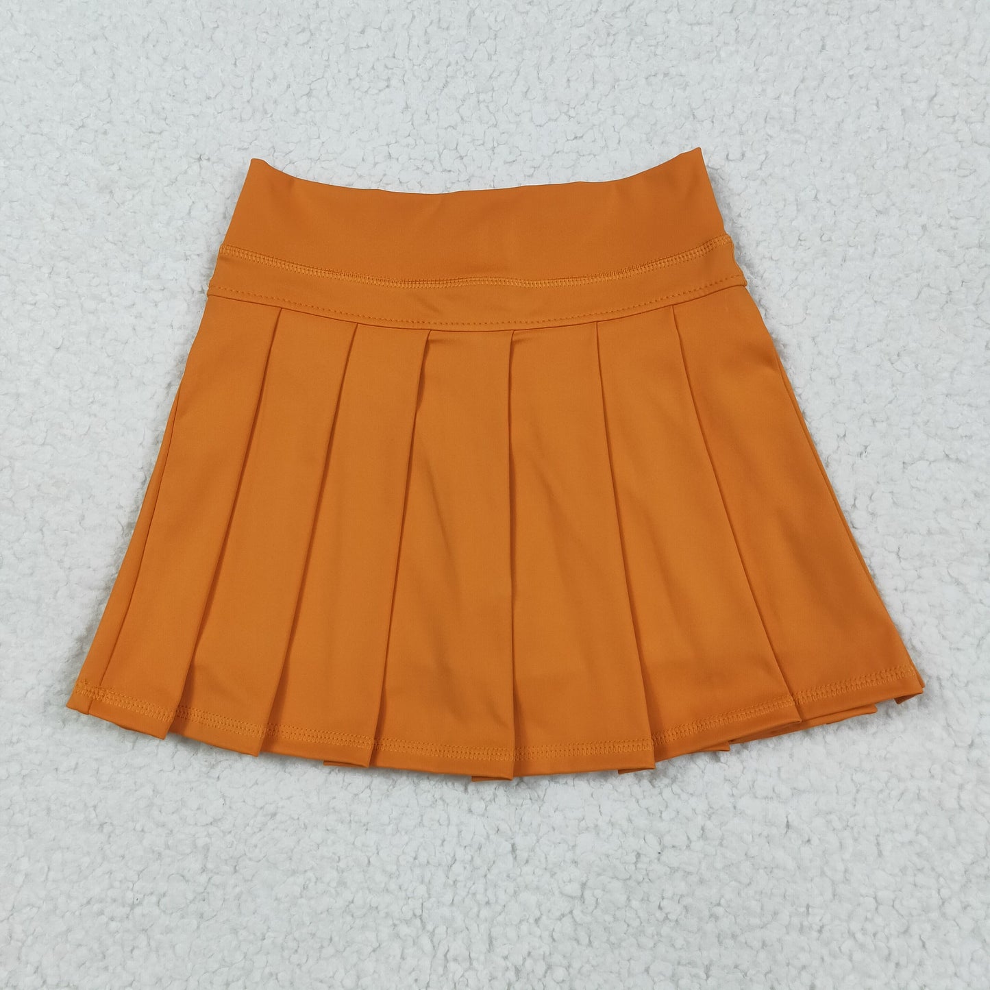 GLK0109 yoga orange girl kids shorts skirt 202507 RTS