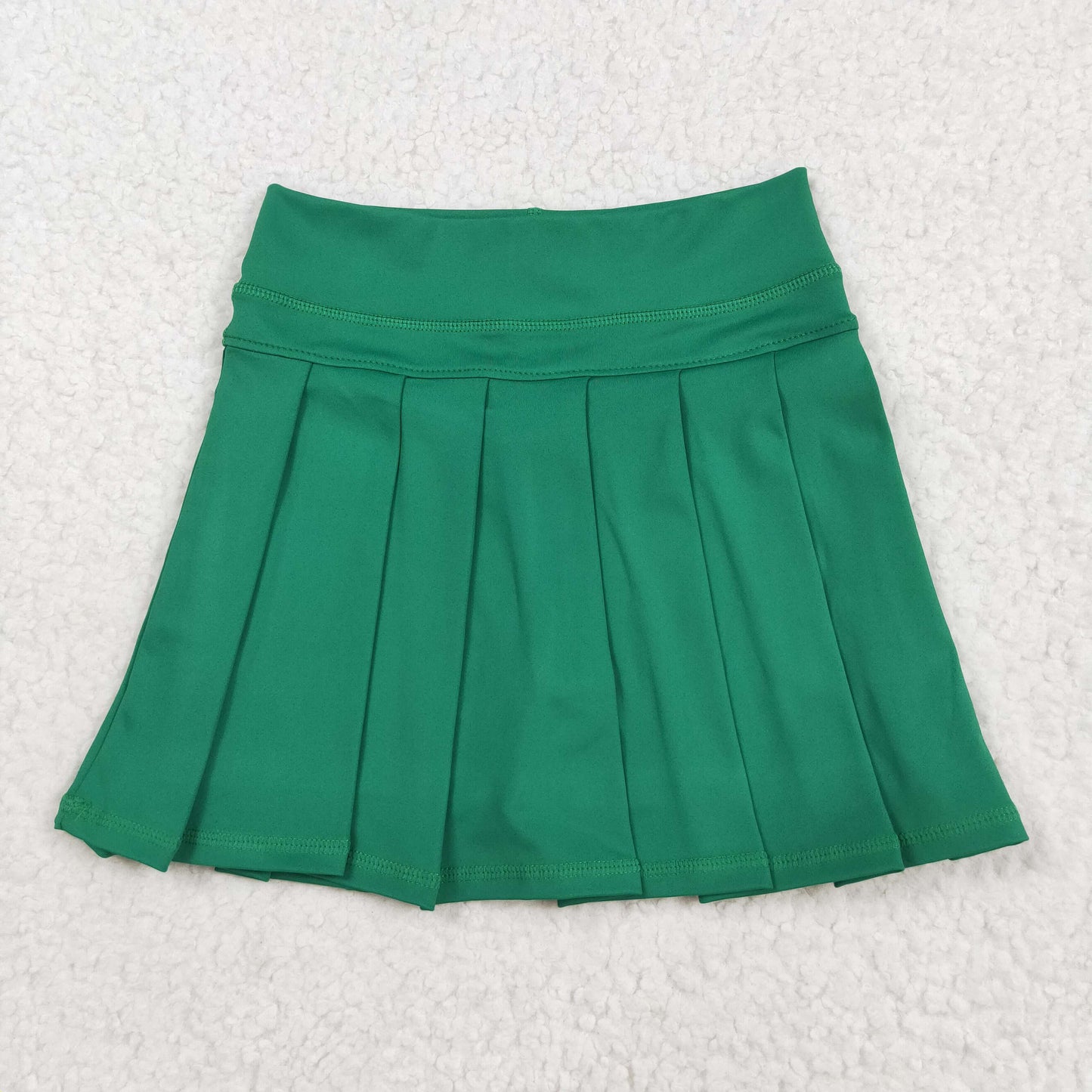 GLK0126 yoga green girl kids shorts Green Skort skirt 202508 RTS