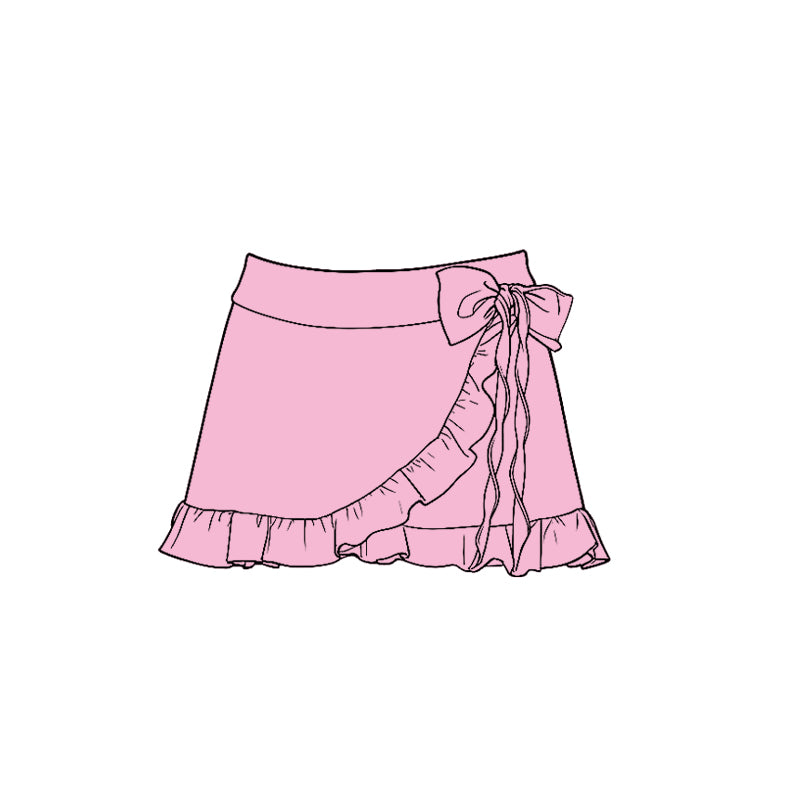 GLK0215 yoga yellow girl kids shorts skirt 202511 preorder