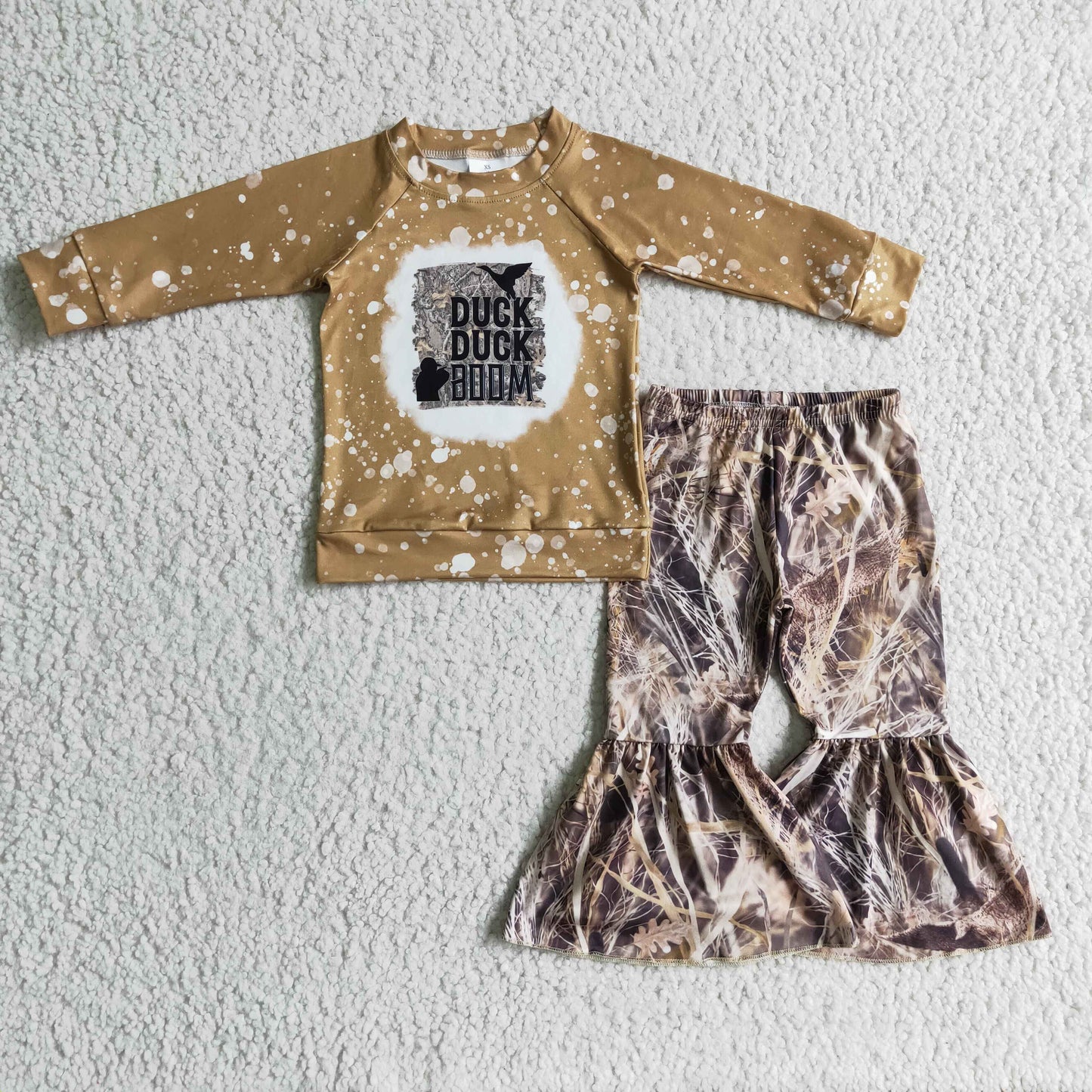 GLP0341 hunting duck camo long sleeve girl outfit RTS 20230612