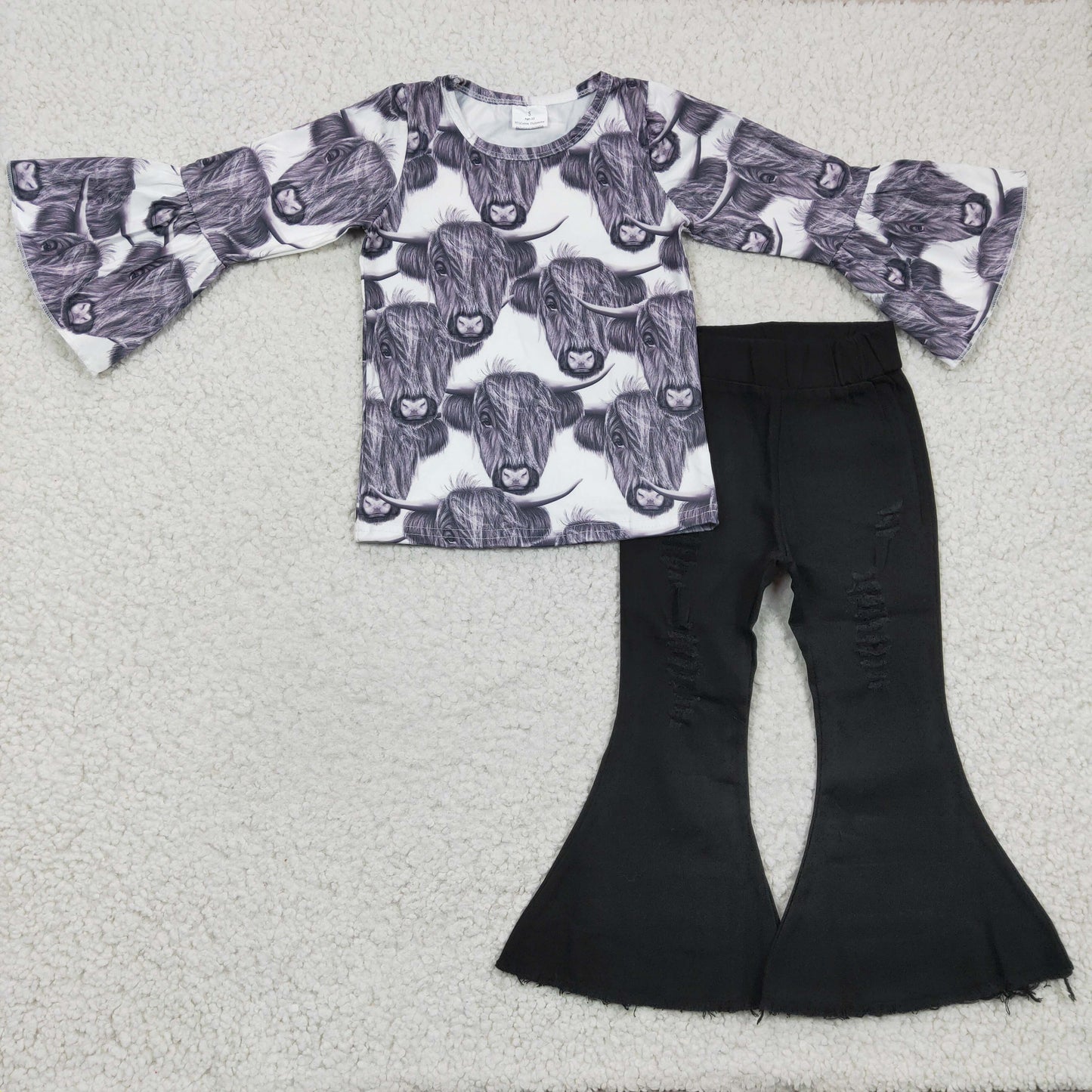 GLP0401 western jeans girl outfit 202401 RTS
