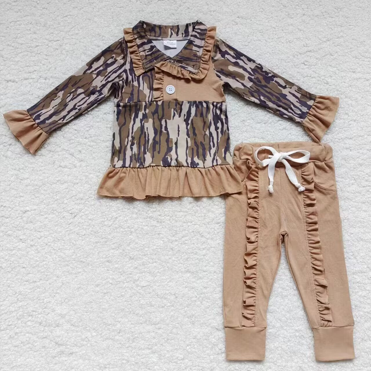 GLP0593 long sleeve camo children girl outfit 20230804  RTS
