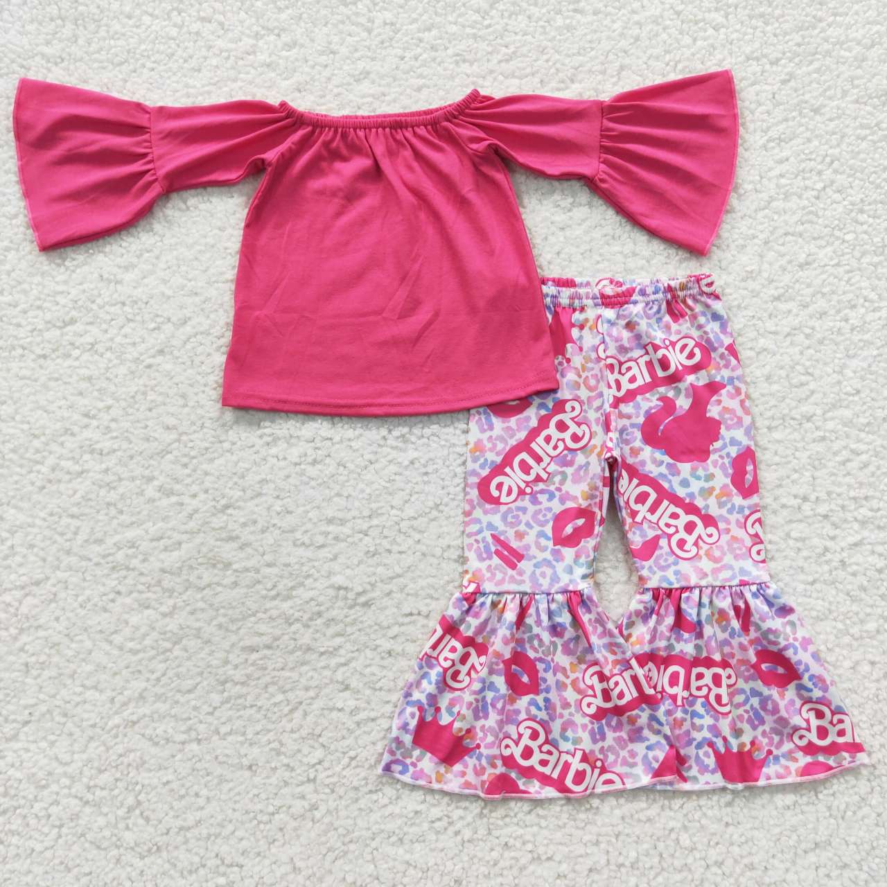 GLP0604 western long sleeve barbie children girl outfit pajamas RTS 20230804
