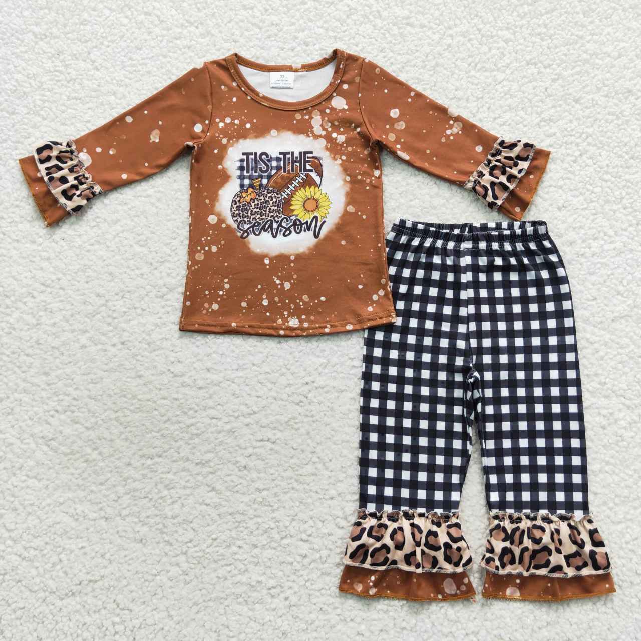 GLP0706 western sunflower long sleeve girl outfit 20230830 RTS