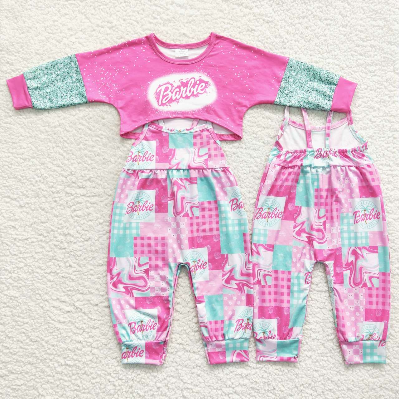 GLP0708 Barbie overall Long Sleeve jumpsuit Girl outfit RTS 20230831