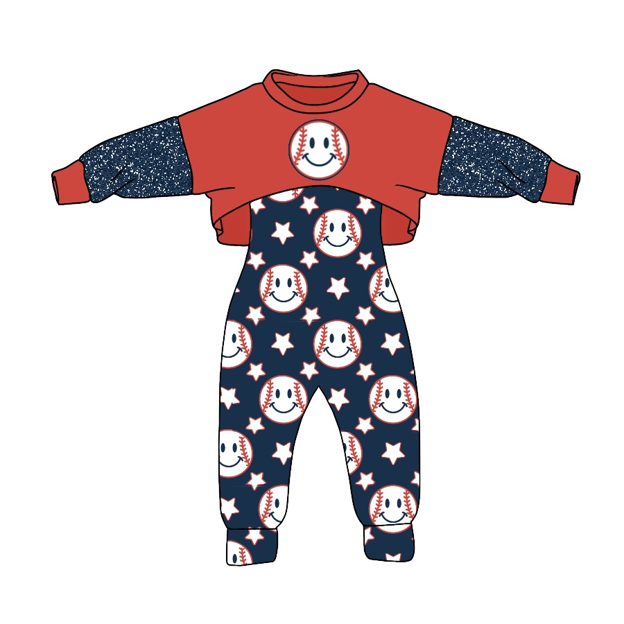 GLP0860 baseball long sleeve hoodie girl outfit preorder 20230916