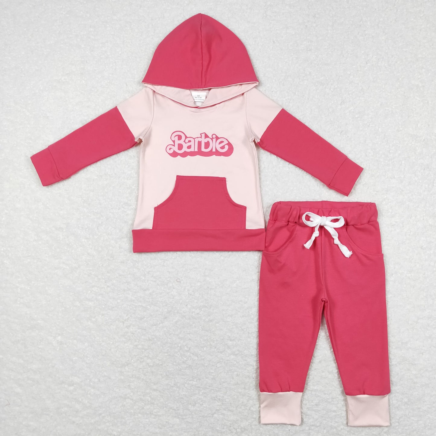 GLP1021 RTS barbie hoodie pockets long sleeve girl outfit 20231204