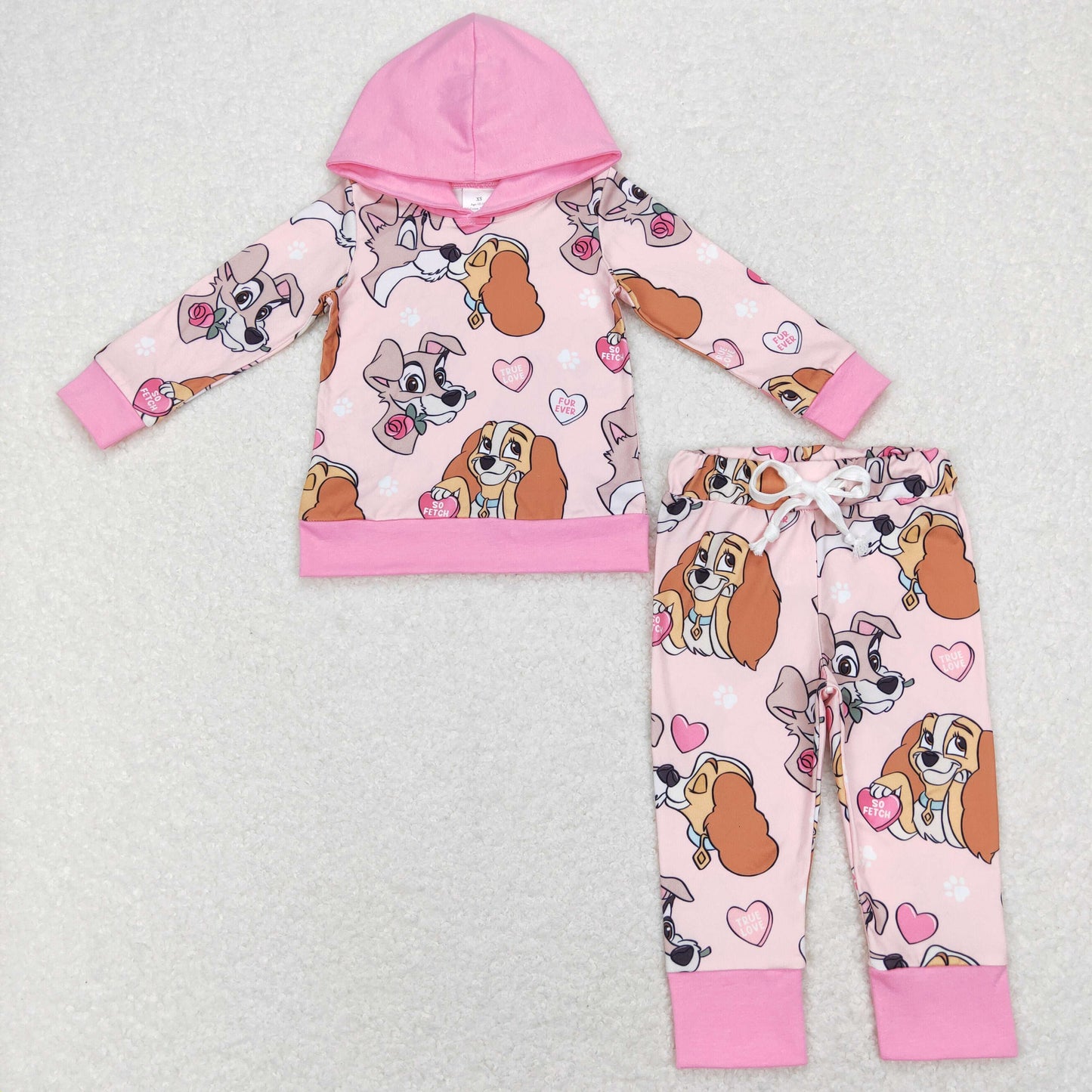 GLP1133 hoodie dog love valentine boy outfit 202401