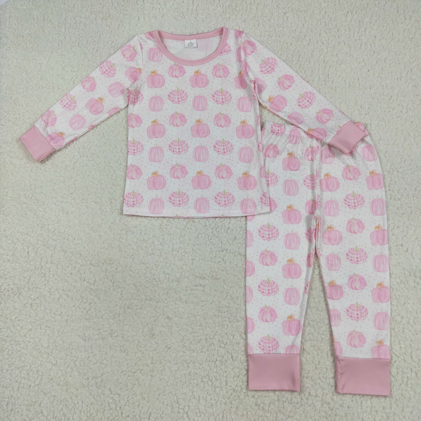 GLP1188 Halloween pumpkin girl pajamas outfit 202407 RTS