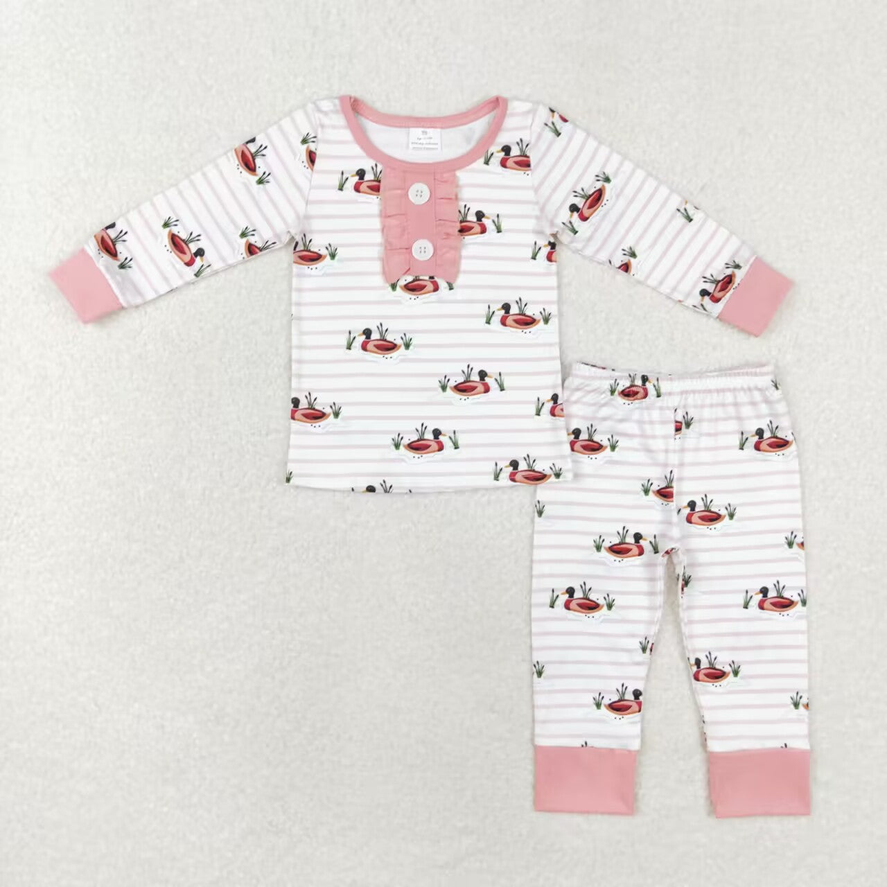 GLP1217 western duck girl pajamas outfit 202407 RTS