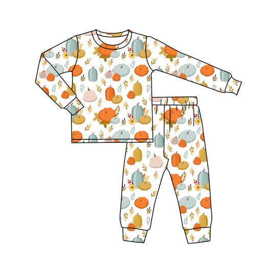 GLP1218 Halloween pumpkin  preorder girl pajamas outfit 202405)