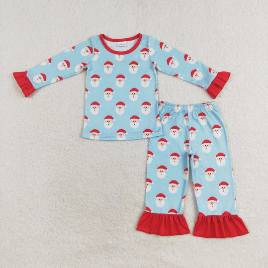 GLP1277 Christmas pajamas girl outfit  202407 RTS