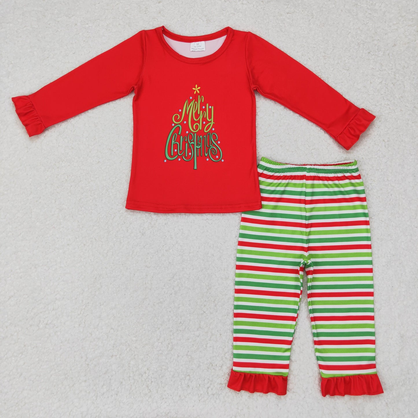 GLP1282 merry christmas Christmas pajamas girl outfit RTS 202407