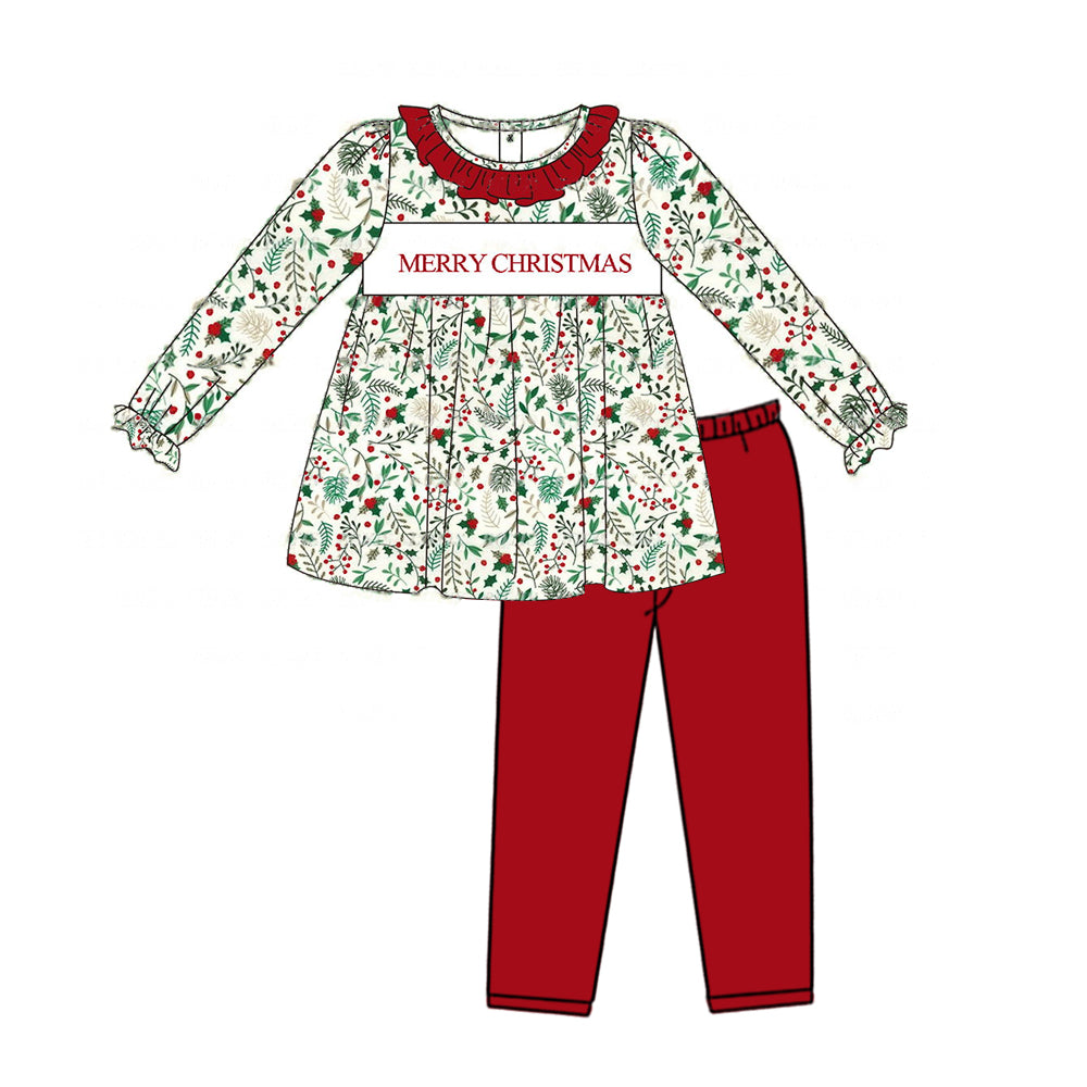 GLP1344 Merry Christmas santa girl pajamas pre order preorder 202405 sibling
