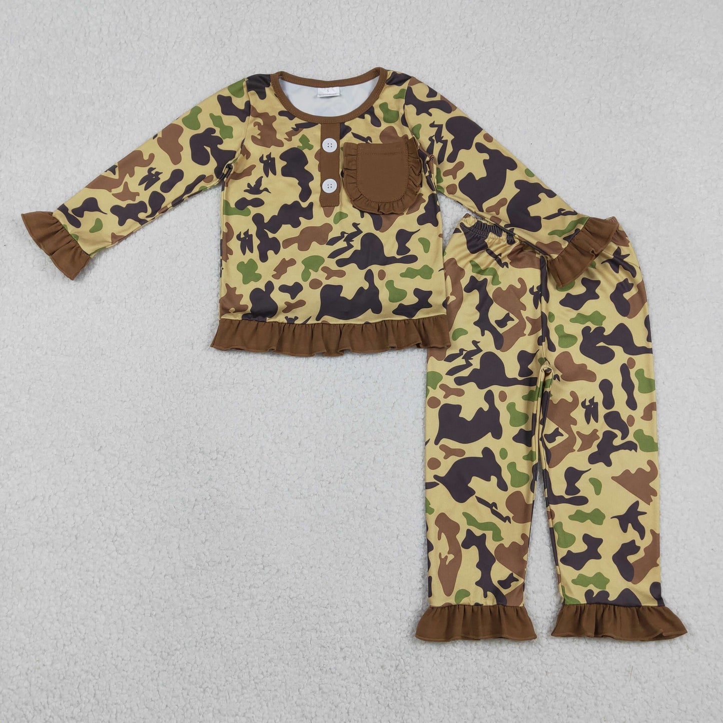 GLP1355 camo pajamas girl outfit 202512 RTS
