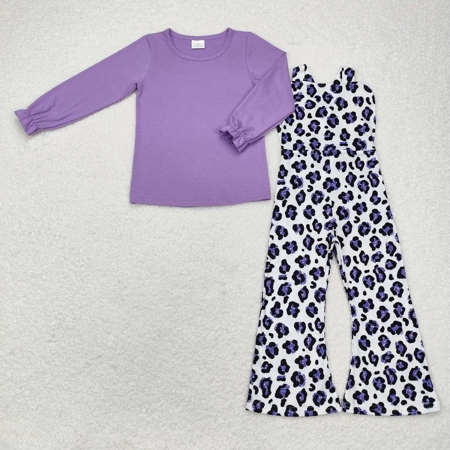 GLP1373组合 purple jumpsuit girl outfit 202408 sibling RTS