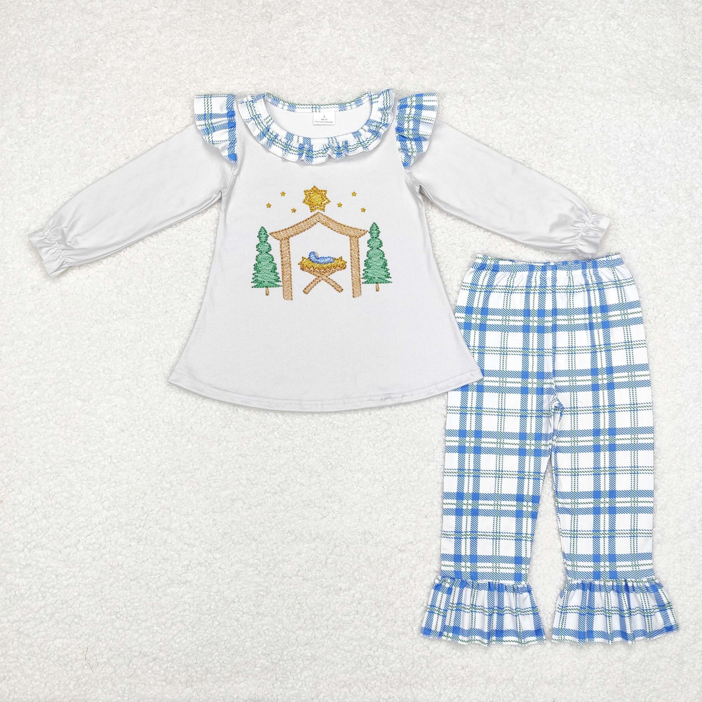 GLP1381 Christmas tree thanksgiving girl outfit preorder 202409 sibling RTS