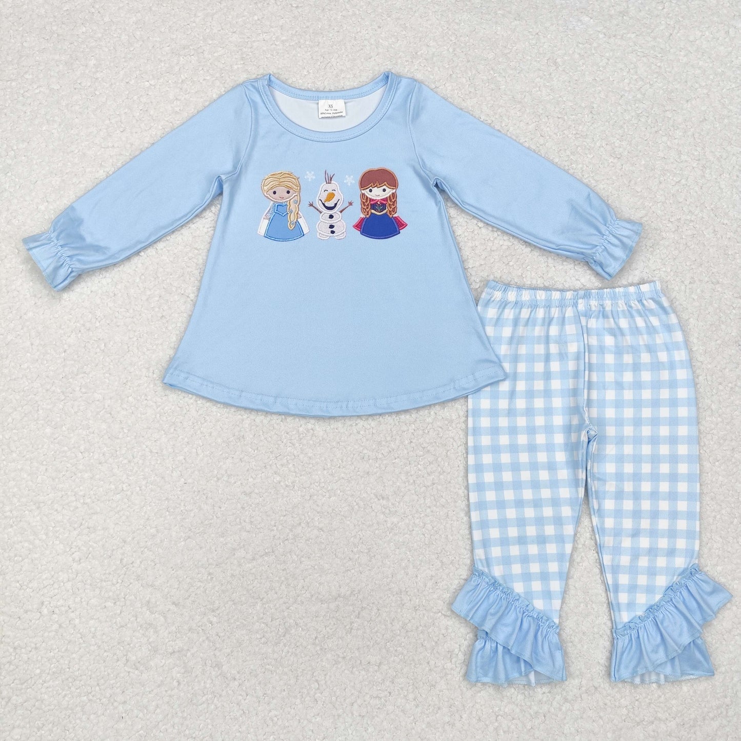 GLP1484 princess cartoon elsa girl shorts outfit 202409 RTS